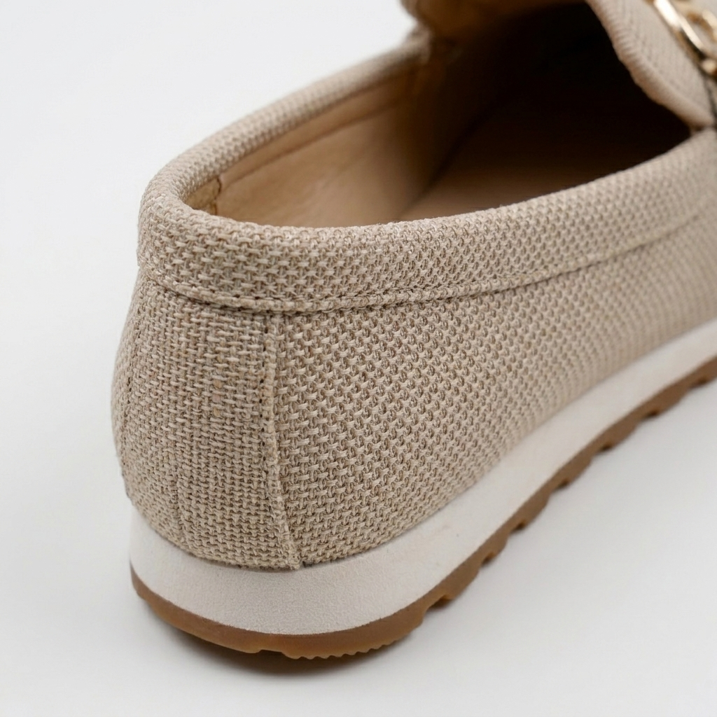 Mocasines Siena Beige - vista talón